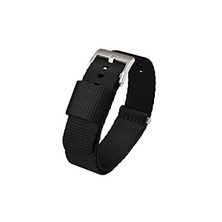 Watch Strap - 18mm, 20mm, 22mm or 24mm - Seat Belt Nylon Watch Bands