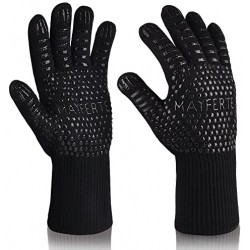 Cooking Glove 932°F Extreme Heat Resistant Oven Gloves for Cooking