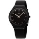 Men's Quartz Watch with Silicone Strap, Black