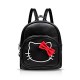 PU Leather BLACK Hello Kitty Backpack
