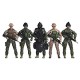 5 Pack Military Toy Soldiers Playset