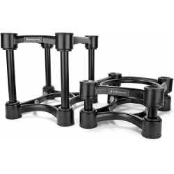 2 x Speaker Isolation Stands with Height & Tilt Adjustment: Iso-200 (7.8” x 10”) Pair