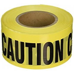 CAUTION - CONSTRUCTION, 3-inch by 1000-foot