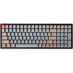 K4 Wireless Bluetooth/USB Wired Gaming Mechanical Keyboard, Compact 100 Keys RGB LED Backlit