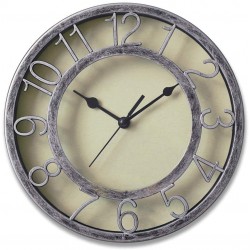8" Silent Quartz Wall Clock