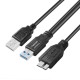 Dual USB 3.0 Type A to Micro-B USB
