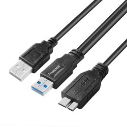 Dual USB 3.0 Type A to Micro-B USB