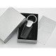 Leather Audi Key Ring Black Key Holder