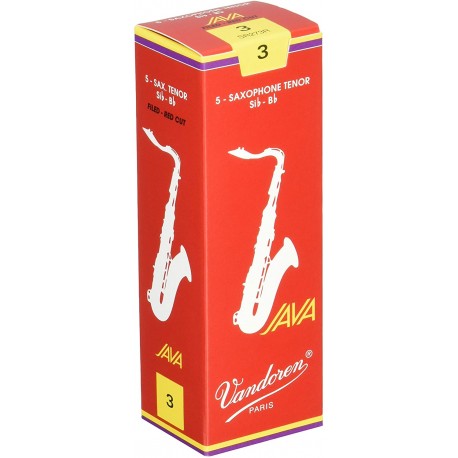 Tenor Sax JAVA Red Reeds Strength 3 Box of 5