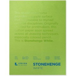 Legion Stonehenge Pad, 9 X 12 inches, White, 15 Sheets