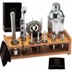 24-Piece Cocktail Shaker Set