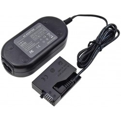 Power Adapter kit, DR-E8 DC Coupler Charger (LP-E8 Battery Replacement) for Canon EOS