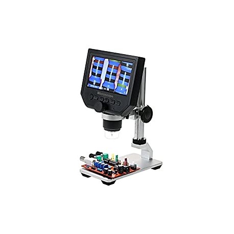 600X Microscope, KKmoon 600X 4.3" LCD Display 3.6MP Electronic Digital Video Microscope Portable LED