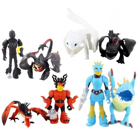 8pcs/Set How to Train Your Dragon 3