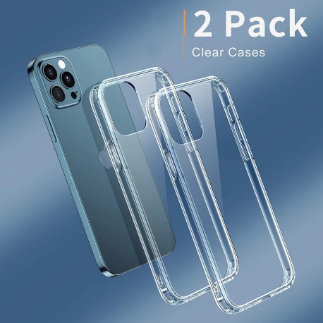 CTYBB Compatible with iPhone 12 Case,2 Pack Cases for iPhone 12,