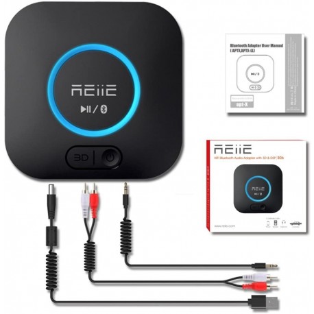Audio Bluetooth Receiver,HiFi Wireless Audio Adapter,Bluetooth 4.2