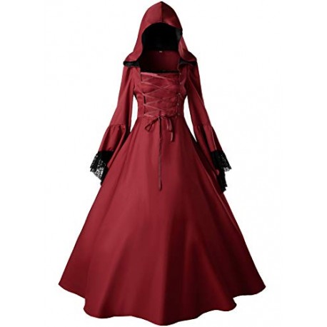 Women's Gothic Victorian Witch Vampire Dress