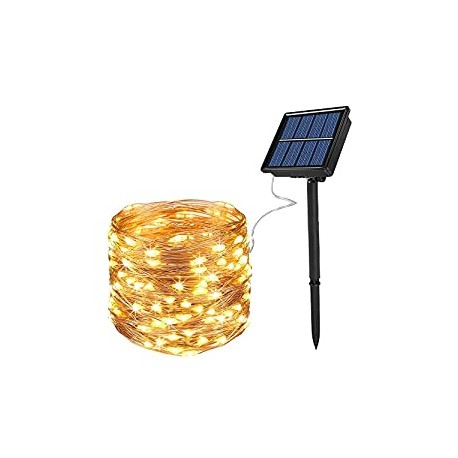 LED Fairy Lights 8 Modes 3-Strands Copper Wire 72 ft
