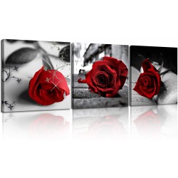 Home Decor Valentines Gift Stretched and Framed 12X12inches