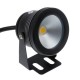 kit 6 of garden 10w 12v Black LED Underwater Flood Light