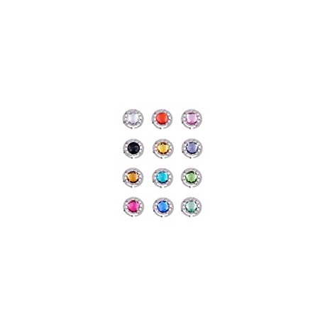 Purse Hooks, Set of 12 pcs Colorful Purse Hooks Crystal Diamond