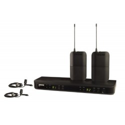Shure BLX188/CVL Dual Channel Lavalier Wireless System with 2 CVL Lavalier Microphones, J10