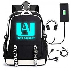 Backpack Academia Cosplay with USB Charging Port