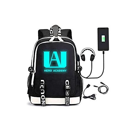 Backpack Academia Cosplay with USB Charging Port
