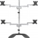 Quad Monitor Stand - Ergonomic VESA 4 Monitor Arm (2x2) up to 32"