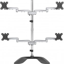 Quad Monitor Stand - Ergonomic VESA 4 Monitor Arm (2x2) up to 32"