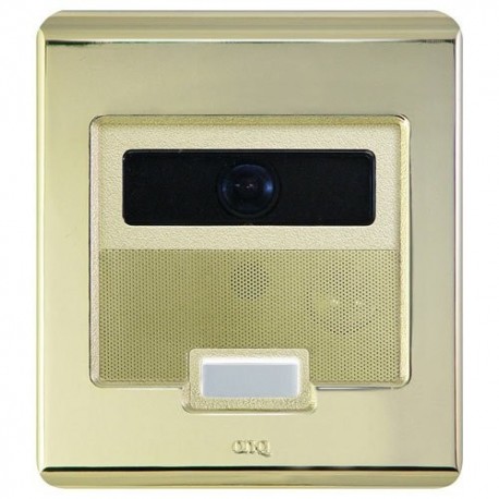 ON-Q Selective Call Intercom - Outdoor Station Selective Call Video Door Unit Shiny Brass (IC5003-SB)