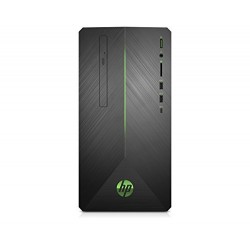 HP Pavilion Gaming Desktop Computer, AMD Ryzen 3 2200G, AMD Radeon RX 550, 8GB RAM, 1TB hard drive, Windows 10 (690-0010, Black)