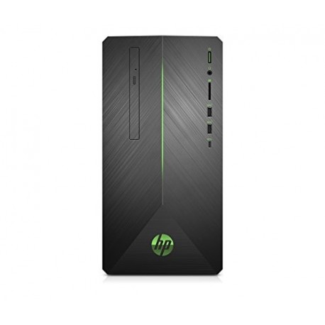 HP Pavilion Gaming Desktop Computer, AMD Ryzen 3 2200G, AMD Radeon RX 550, 8GB RAM, 1TB hard drive, Windows 10 (690-0010, Black)