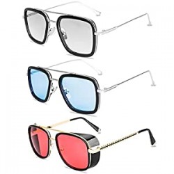 Sunglasses 3Pack Aviator Square
