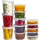 Food Storage Containers with Lids 8oz, 16oz, 32oz