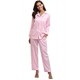 Women's Satin Pajamas Set Long Sleeve and Long