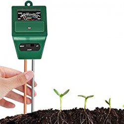 3-in-1 Moisture Meter Soil Test Kit Moisture/Light/PH Soil Tester Gardening Tool Kits for Garden Plants Care