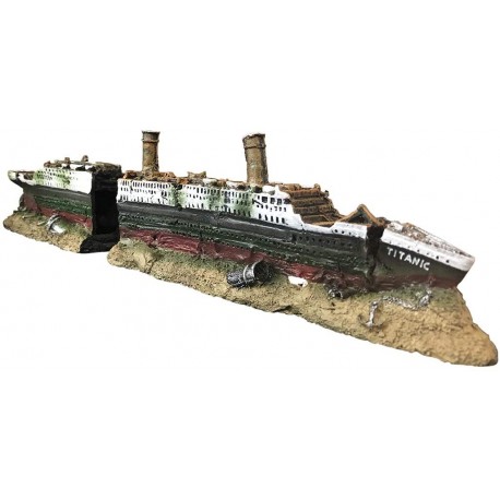 Aquarium Titanic Shipwreck Decorations