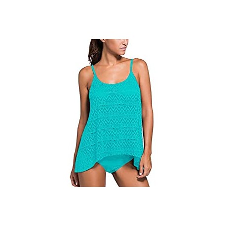 Women's Stripe Tankini Top Bikini