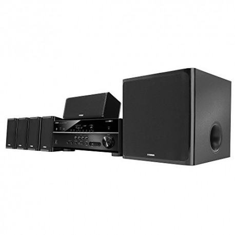Yamaha YHT-5920UBL MusicCast Home Theater in a Box, Works with Alexa