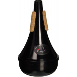 Straight Mute for Trumpet Premium Black Plastic
