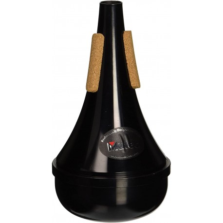 Straight Mute for Trumpet Premium Black Plastic