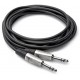 1/4" TRS to REAN 1/4" TRS Pro Balanced Interconnect, 15 Feet