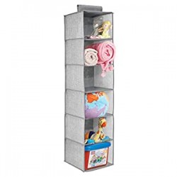 6 Shelves for Child/Kids Room or Nursery - Textured Print - Gray