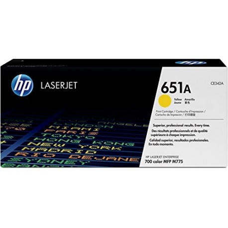 HP 651A (CE342A) Yellow Original Toner Cartridge
