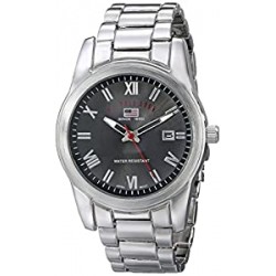 U.S. Polo Assn. Sport Men's US8002 Silver-tone Sporty Bracelet Watch