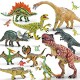 20 Piece Dinosaur Toys for 3 Year Olds & Up, 5” to 9” Movable Dinosaurs Toy for Kids Educational