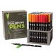 Dual Brush Pen Art Markers, 96 Color Set with Desk Stand