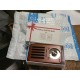 AM/FM Portable Radio, Retro Cherry Wood Pocket Radio