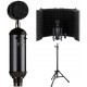 Blue Blackout Spark SL XLR Condenser Microphone with Auray Filter and Reflection Filter Tripod Mic Stand
